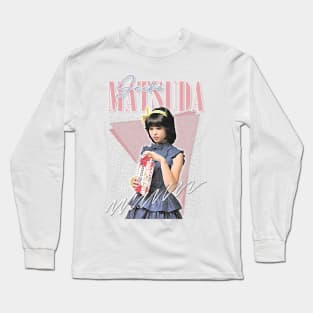 Seiko Matsuda / Retro 80s Fan Art Design Long Sleeve T-Shirt